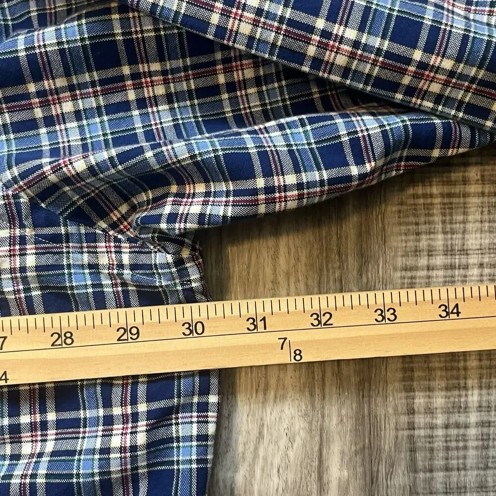 Polo Ralph Lauren Plaid Button Down Shirt Mens 3XB Multi Plaid Big & Tall